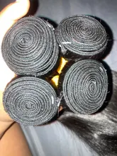 Extensión de cabello humano brasileño liso, 28, 30, 32 y 40 pulgadas, 1, 3, 4 mechones, Remy Natural sin procesar, doble estiramiento, venta al por mayor