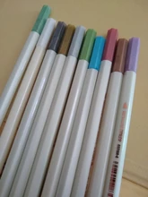 Rotulador metálico STA de 10 colores para manualidades, álbumes de recortes, pincel para hacer tarjetas, rotulador artístico de cabeza redonda, papelería para dibujar, suministros de oficina