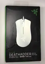Razer-Ratón para juegos con sensor óptico, ratón con cable USB para PC y portátil, 6400DPI, 5 botones independientes, modelo DeathAdder original