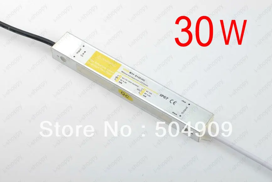 IP67 12V DC 30w 2.5A 230v Waterproof Power Supply for LED Driver Strip CCTV