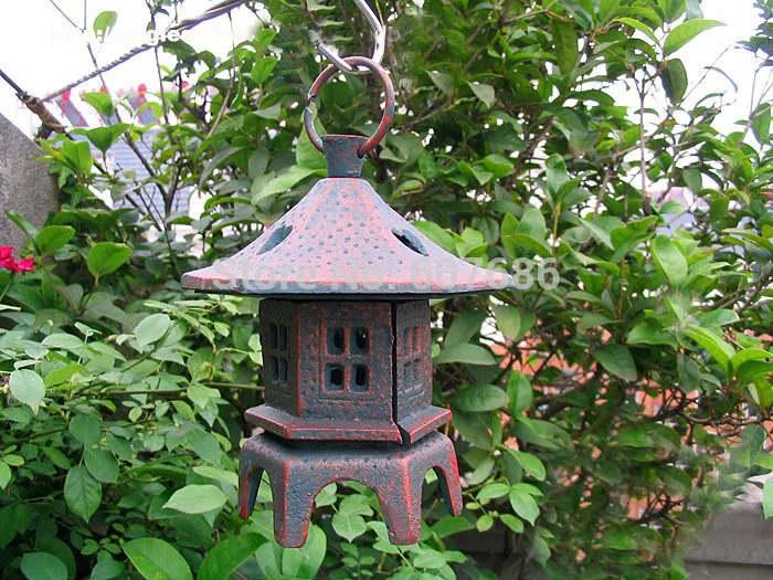 vintage rustic iron metal hang garden lantern candle holder home decorations hanging tea light holder outdoor yard free shipping - Garden Hanging Decorations vintage rustic iron metal hang garden lantern candle holder home decorations hanging tea light holder outdoor yard free shipping - Garden Hanging Decorations