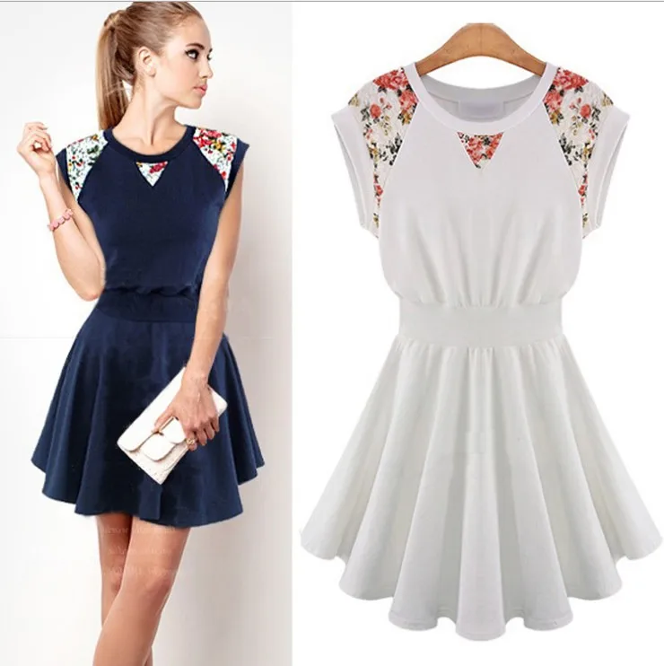 Free Shipping New 2017 Summer Fashion Women S Dresses Crew Neck Aeproduct Getsubject