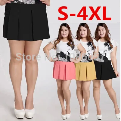 wholesale 5 pcs plus size xl xxxl xxxxl women mini black yellow pink plus size tennis skirt