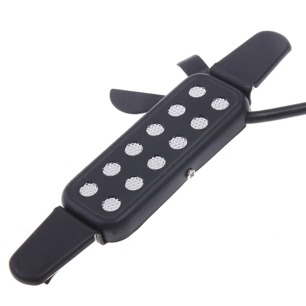 Top Quality Black Acoustic Guitar Microphone Wire Sound Pickup 12 Hole for Musical Instrument