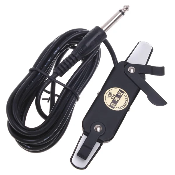 Top Quality Black Acoustic Guitar Microphone Wire Sound Pickup 12 Hole for Musical Instrument