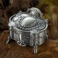 Free Shipping Promotion Fashion Jewelry Boxes Metal Jewelry Case Trinket box Heart Shaped Zinc-alloy Material