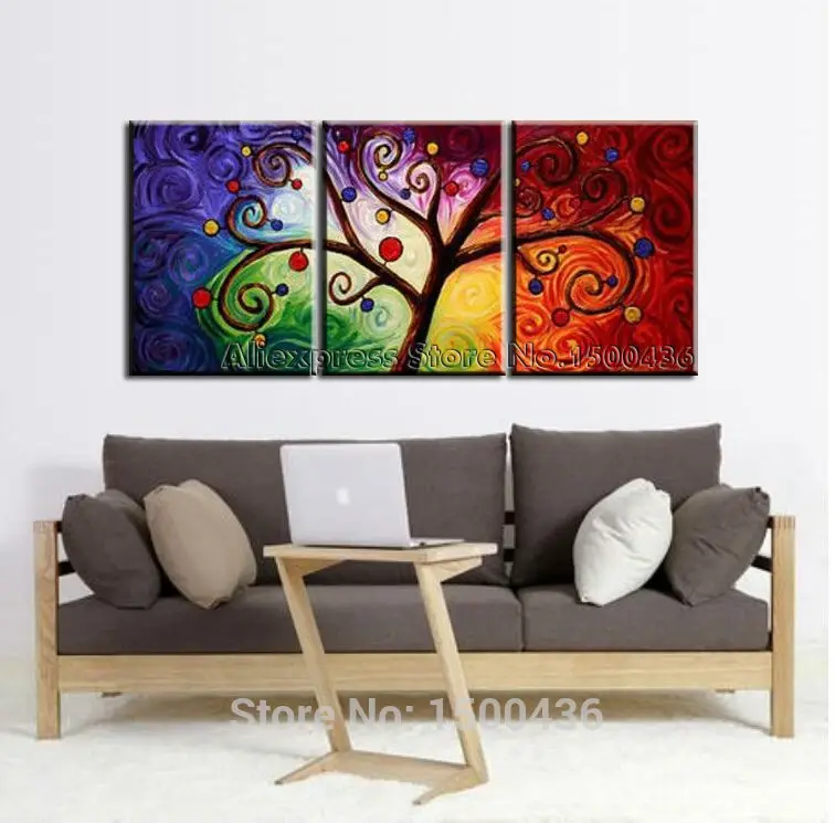 3 Piece Canvas Wall Art Sets hand painted abstract gustav klimt canvas painting tree 5 piece 3 Piece Canvas Wall Art Sets hand painted abstract gustav klimt canvas painting tree 5 piece
