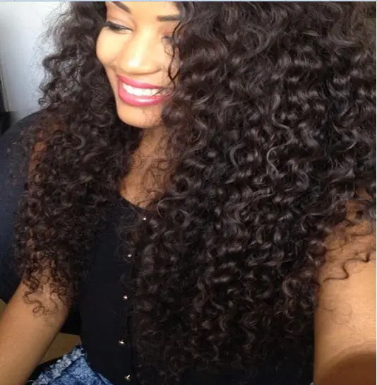 Brazilian Deep Wave Hairstyle 12 30 Kinky Curly Weaves 3