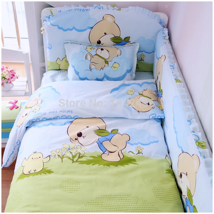 Baby Bedding Set 100 Cotton Comfortable Feeling Baby Bed Sets 5