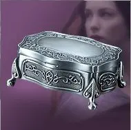 Free Shipping Promotion Fashion Jewelry Boxes Metal Jewelry Case Trinket box Heart Shaped Zinc-alloy Material