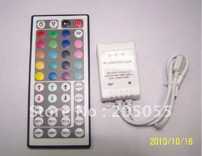 IR Music Controller Sound Sensitive LED control 9 Channels for LED Strip RGB Color Changing Input 60W DC 12V controller