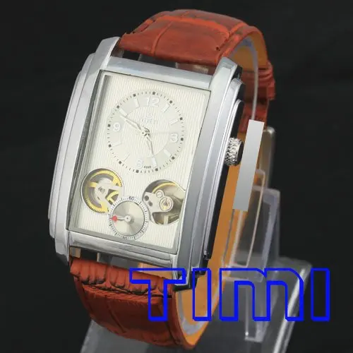 Fashion Design  Blue LED Light Dot Matrix Mens WATCH dive