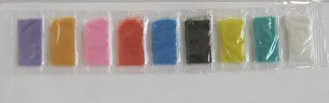hot selling colored sand  for sand art painting,10 colors/pc, 100pcs/lot