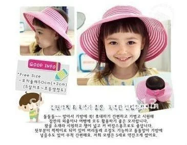 New Fashion Foldable Ladies Beach Sun Summer Straw Hat, free shipping
