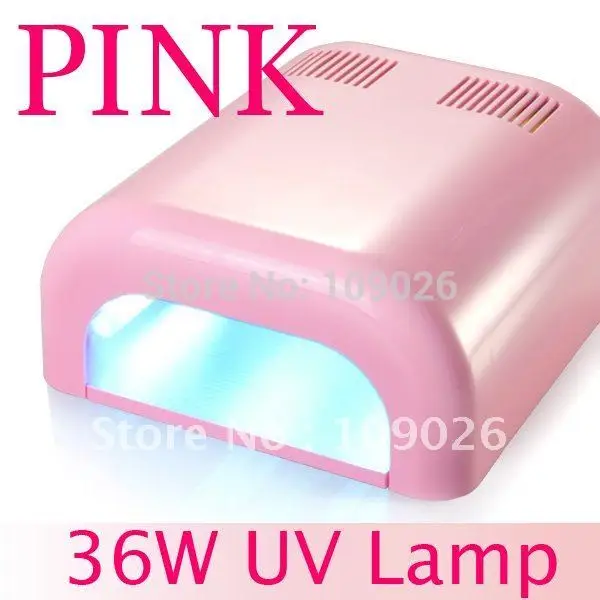 White Color 3w Uv Gel Acrylic Nail Dryer Curing Led Lamp Free Free Shipping Pink Nail Art Dryer 36w Curing Lamp Acrylic Uv Gel Led With Light S