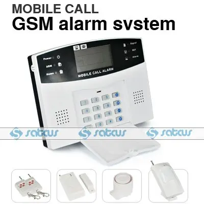 NEW~ Real Voice Prompt ~ Most Cost-Effective Wireless Home Intelligent Burglar GSM Alarm System 900/1800/1900Mhz