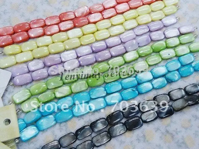 Multicolor oval shell charm beads, oval shell loose beads, shell fittings, shell findings, shell accessory fit jewelry DIY