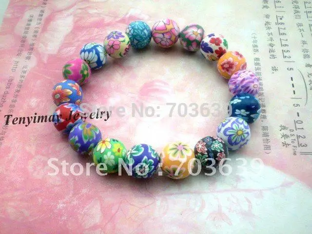 Multicolor Acrylic Flower Bangles, Wholesale 24pcs/Lot Flower Printed Bangles Free Shipping, Plastic Bangles For Gift, Promotion