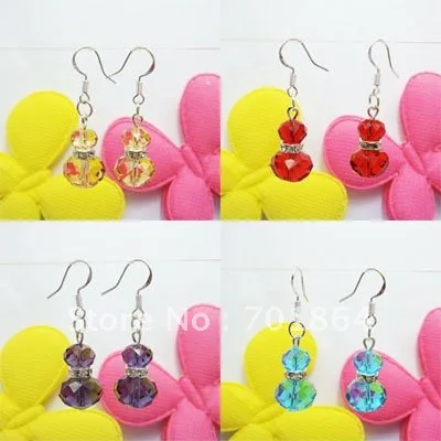 10pcs/lot Free Shipping Fashion Jewelry Crystal Beads Bracelet Violet Color size 8-12mm crystal beads