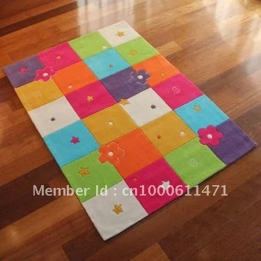Hand Made 100 Acrylic Children Carpet Kids Rug In Hand Tufted 100 Wool Children Carpet Kids Rug Modern Area 1 6x2 3meter