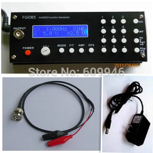 Educational electronic DIY Kit Pocket LCD Digital Storage Oscilloscope/Analog bandwidth 1MHz + 20MHz professional BNC Probe Kit