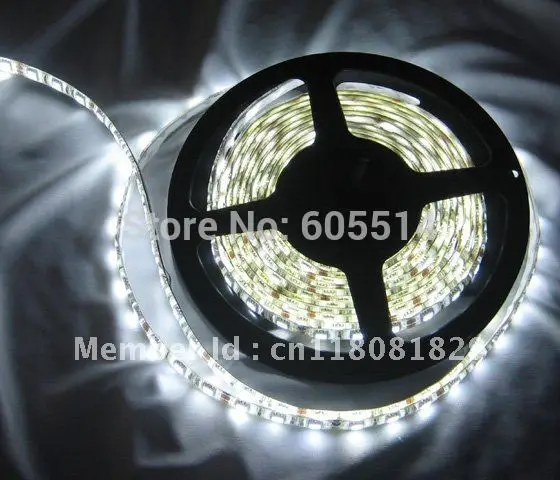 [Seven Neon]Wholesale 5M/Reel SMD 5050 waterproof 72W LED Flexible Strip Light red 60LED/meter 300LED 5 meter/lot