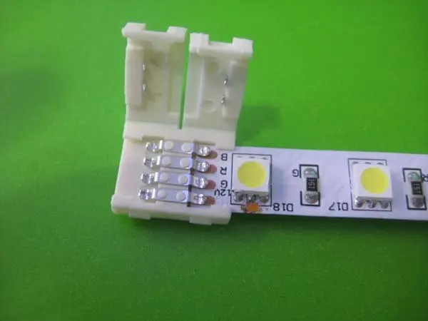 [Seven Neon]100pcs led strip 3528 LED SMD Strip connector with 14cm cable,3528 led strip connector with DHL express