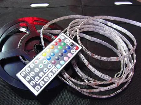 [Seven Neon]Free shipping mini IR remote controller for 5050&3528 led SMD RGB strip