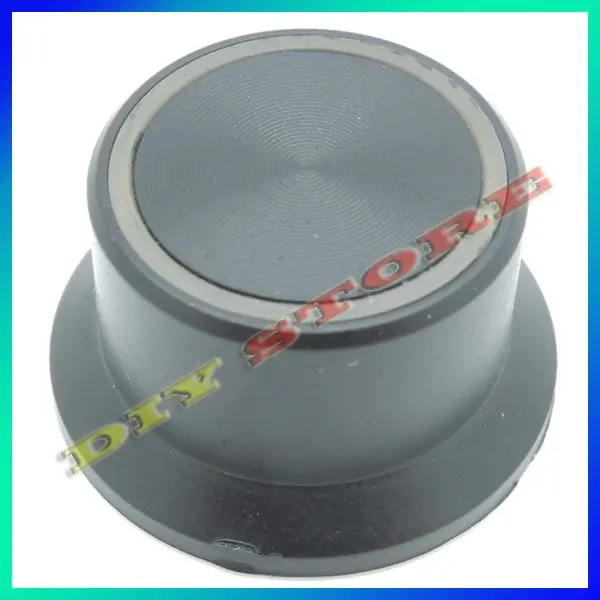 wholesale 100pcs/lot Brand New black 17mm high 6mm 15/64" Shaft Diameter encoder Knobs+free shipping-10000411