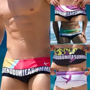 Free Shipping ! 2012 new arrived ASITOO men's inner swimming trunks fashion classic inner swimming trunks  2 colorS  S M L SIZE
