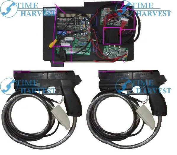 1 set of The House of Dead 3 Shooting Game Kit for Shooting Game Simulator Machine/Amusement firing game CGA monitor cabinet