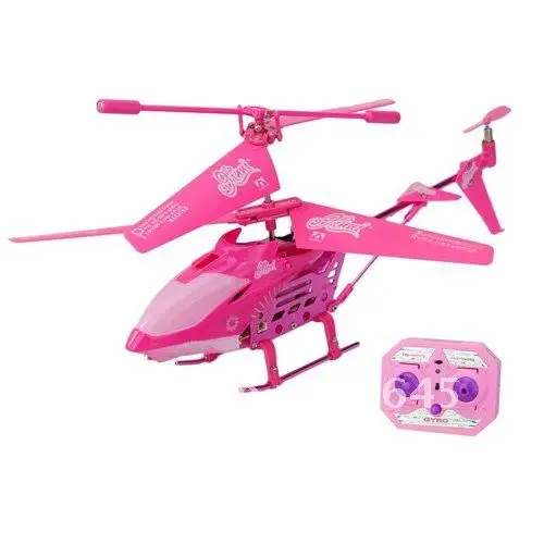 pink remote control helicopter