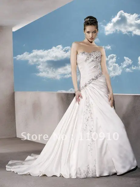 Free Shipping Custom Made One Shoulder Spandex Evening Dress 1pcs/lot