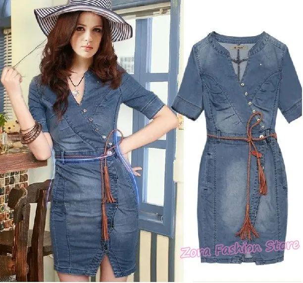 Jeans Top Dresses