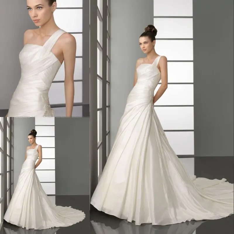Drop Shipping Whole Price Ball Gown Sweetheart Arabic Bridal Free Shipping Fabulous Empire Waist One Shoulder Bridal Dress Patterns 2017
