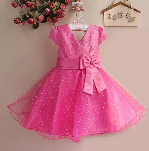 Pink Party Dress for Girls