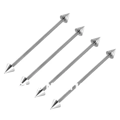 14 gauge basic industrial barbell body jewelry 32mm 42mm in body size 14 gauges