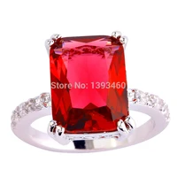 2015 New Fashion Jewelry Ruby Spinel 925 Silver Ring Size 6 7 8 9 10 11 Saucy Jewelry Gift  For Women Free Shipping Wholesale