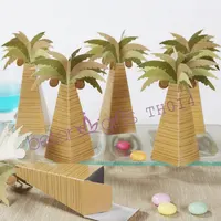 120pcs Palm Tree Favor Boxes TH014 Holiday Party Decoration
